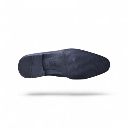 Censay 420 Siyah Maçka Kauçuk %Deri Erkek Klasik Ayakkabı