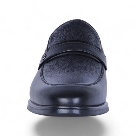 Censay 420 Siyah Maçka Kauçuk %Deri Erkek Klasik Ayakkabı