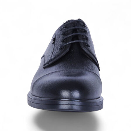 Censay 321 Siyah Zigana Kauçuk %Deri Erkek Klasik Ayakkabı