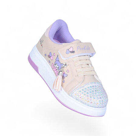 Prokids 4110 Bej Kız Çocuk Sneaker Spor Ayakkabı