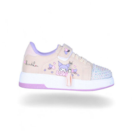 Prokids 4110 Bej Kız Çocuk Sneaker Spor Ayakkabı