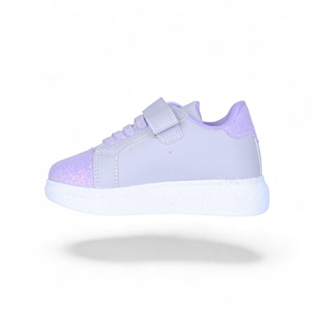 Prokids 4120 Gri-Lila Kız Çocuk Sneaker Spor Ayakkabı