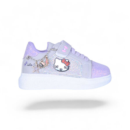 Prokids 4120 Gri-Lila Kız Çocuk Sneaker Spor Ayakkabı