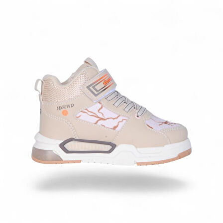 Ayakcenter 042 Alessio Bej Kız Çocuk Sneaker Ayakkabı
