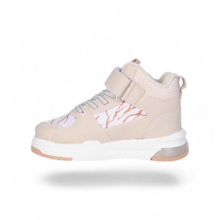 Ayakcenter 042 Alessio Bej Kız Çocuk Sneaker Ayakkabı