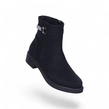 Alens A5 Nubuk Kadın Düz Bot