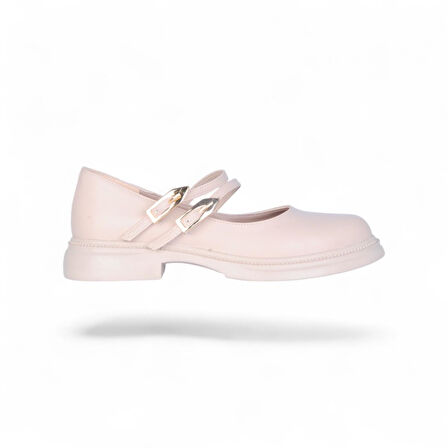 Scarletta S12 Cilt Krem Kadın Loafer Ayakkabı