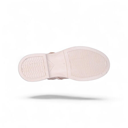 Scarletta S12 Cilt Krem Kadın Loafer Ayakkabı