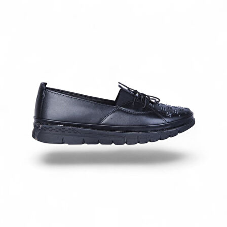 Wanetti 105 Atom Siyah Kadın Babet