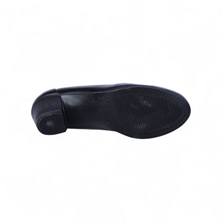 Vollex 1029 Siyah 7Cm Kadın Topuklu Ayakkabı