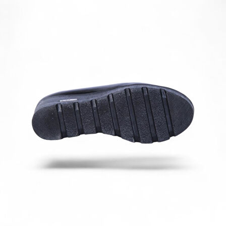 Ayakcenter Esrc-607 Siyah Kadın 7Cm Topuklu Ayakkabı