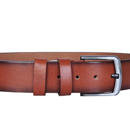 Ayakcenter Leat Taba %100 Deri Erkek Kot Kemer