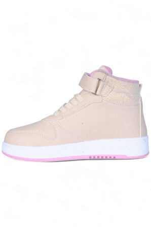 Prokids 4444 Bej Cırtlı Boğazlı Kız Çocuk Spor Ayakkabı