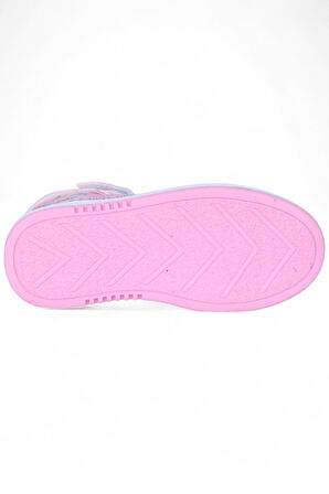 Prokids 4444 Pudra Cırtlı Boğazlı Kız Çocuk Spor Ayakkabı