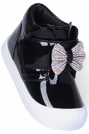 Herbebe 015 Rugan Siyah Kız Çocuk Bot