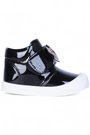 Herbebe 015 Rugan Siyah Kız Çocuk Bot