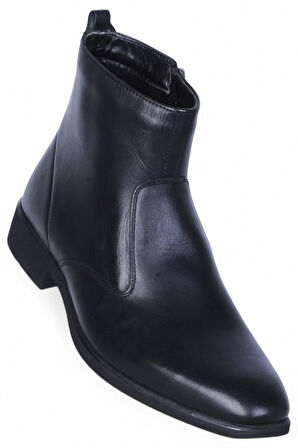 Burç 00705 Siyah Erkek Deri Bot