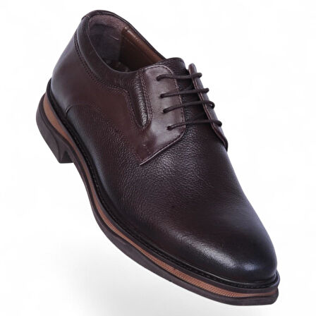 Baloğlu 1951 Kahve Kauçuk %100 Deri Erkek Klasik Ayakkabı