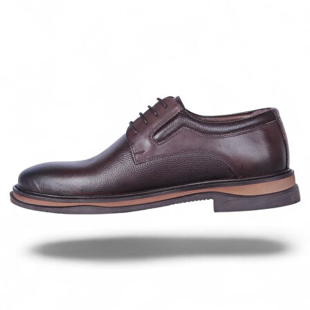 Baloğlu 1951 Kahve Kauçuk %100 Deri Erkek Klasik Ayakkabı