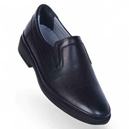 Baloğlu 72 Lz Siyah Kauçuk %100 Deri Erkek Klasik Ayakkabı