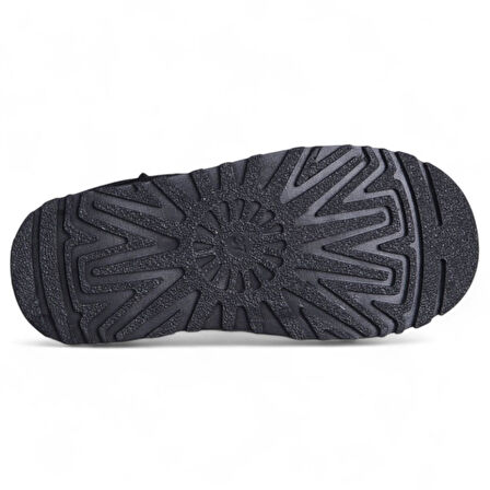 Skuaıter Tinsa Siyah Kadın İçi Kürklü Düz Bot