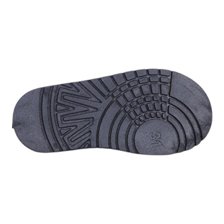 Skuaıter Garf Siyah Kız Çocuk İçi Kürklü Düz Bot