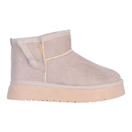 Skuaıter Garf Vizon Kız Çocuk İçi Kürklü Düz Bot