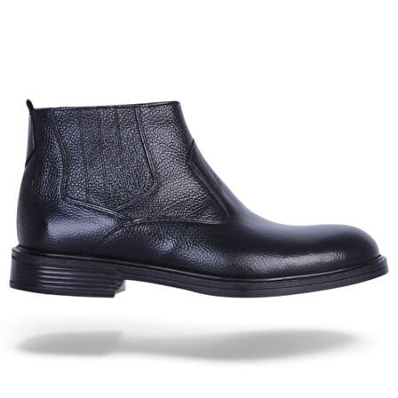 Censay 185 Siyah Zigana Erkek %100 Deri Kürklü Bot