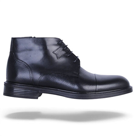 Censay 164 Siyah Garne Zigana Erkek %100 Deri Kürklü Bot