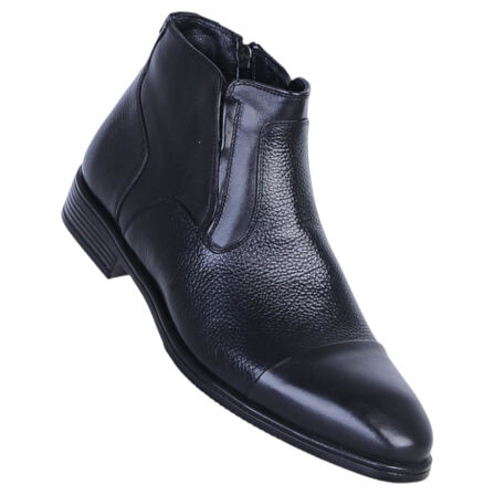 Censay 137 Siyah Garne Zigana Erkek %100 Deri Kürklü Bot