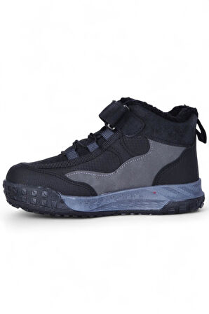 Wisco 064 Siyah Erkek Çocuk Kürklü Bot