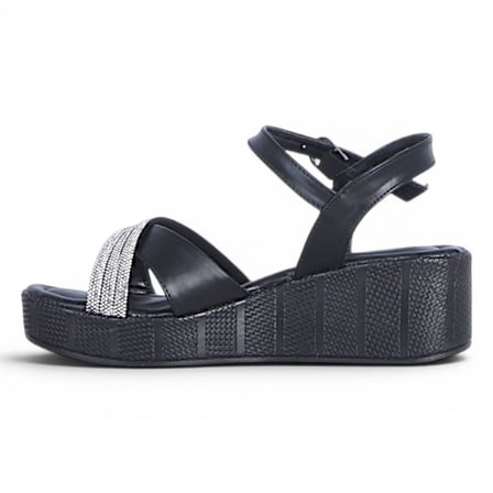 Byn Ayışığı By33 Siyah Kadın 7 Cm Topuklu Sandalet