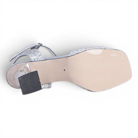 Byn Ayışığı By41 Gümüş 10Cm Kadın Topuklu Sandalet