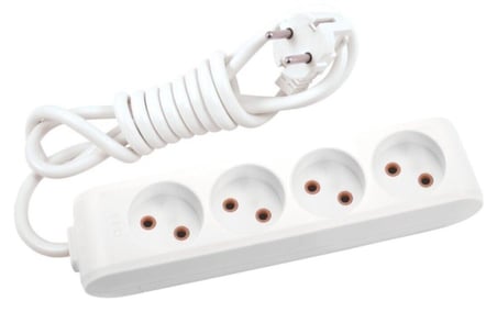 Viko Multi-Let 4'lü Topraklı Grup Priz 2 Metre Çocuk Korumalı