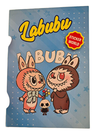 Labubu Sticker Defteri 17x24cm Sayfalar 10 Sayfa Yeni Modeller