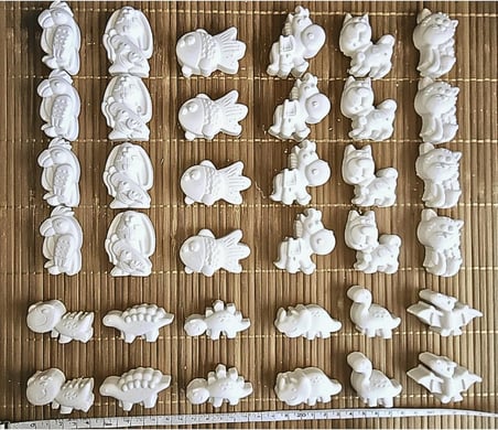 36 Adet (3D) Hayvanlar Alemi Taş Boyama Figür Çocuk Gelişimi Boyama Etkinlik Seti Zoo Stone Painting