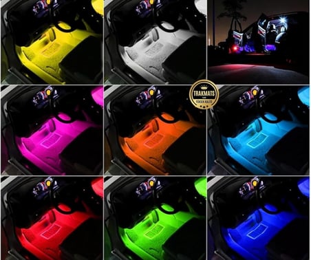 Subaru Forester 2007-2012 İçin Uyumlu 48 LED RGB Atmosfer Aydınlatma, Ses Kontrollü, Uzaktan Kumandalı