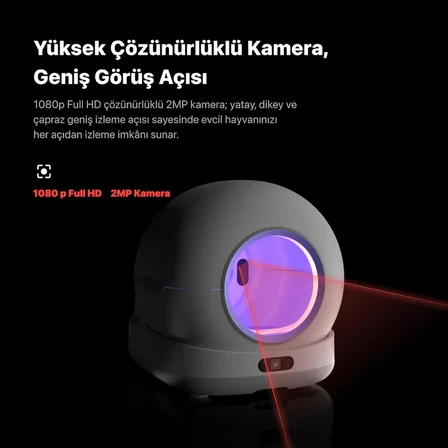 Akıllı Otomatik Kedi Tuvaleti (Kameralı) Çelik Köpek Mama Kabı Besleme Kasesi (Kameralı) Su Sebili Pınarı ve Yedek Filtre (4 Adet) Evcil Hayvan 4'lü Pet Ürünleri Başlangıç Seti
