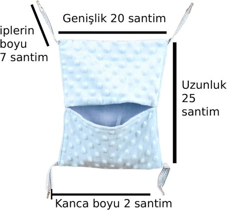 Gine Pig Gine Domuzu Kirpi Sincap Gelincik Tavşan Hamster Küçük Kemirgen Hamak Askılı Uyku Kesesi