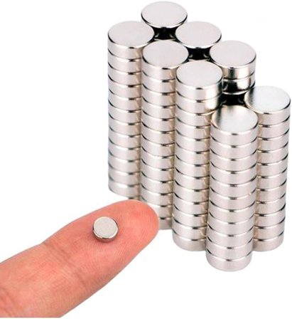 Dünya Magnet 20 Adet - Yuvarlak Neodyum Mıknatıs, 5X2 Mm, Güçlü Magnet, N35 Kalite