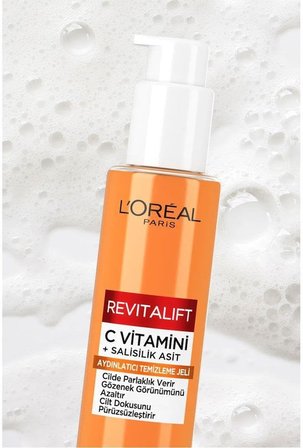 Revitalift Clinical C Vitamini ve Salisilik Asit İçeren, Aydınlatıcı ve Gözenek Karşıtı Köpük Temizleyici