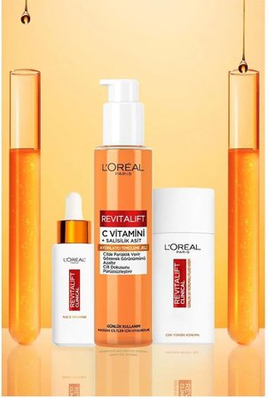 Revitalift Clinical C Vitamini ve Salisilik Asit İçeren, Aydınlatıcı ve Gözenek Karşıtı Köpük Temizleyici