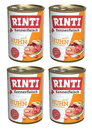 Rinti Tavuklu Gurme Köpek Konservesi 400 Gr. X 4 Adet