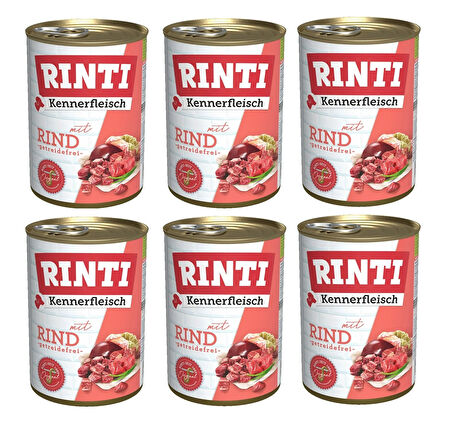 Rinti Dana Etli Gurme Köpek Konservesi 400 Gr. X 6 Adet