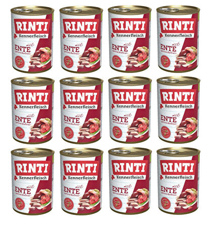 Rinti Ördekli Gurme Köpek Konservesi 400 Gr. X 12 Adet