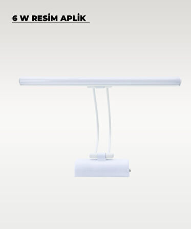 6W Beyaz Flüt Aplik 3200K (Sarı Işık)