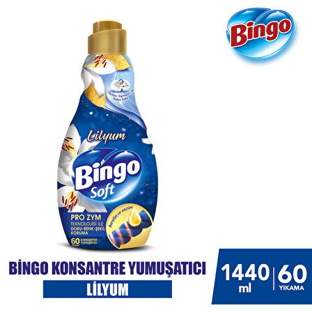 Bingo Soft Lilyum Yumuşatıcı 60 Yıkama 1.44 lt