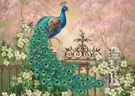 Tavus Kuşu 260 Parça Puzzle