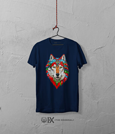 Kurt Sembollü Türk Devletleri Baskılı Oversize T-Shirt