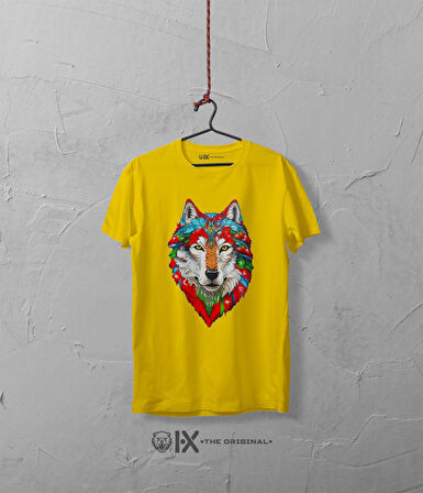 Kurt Sembollü Türk Devletleri Baskılı Oversize T-Shirt